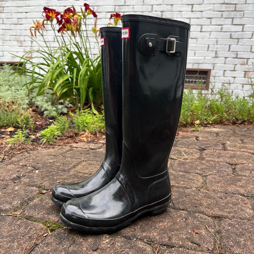 Hunter ladies tall rain boots